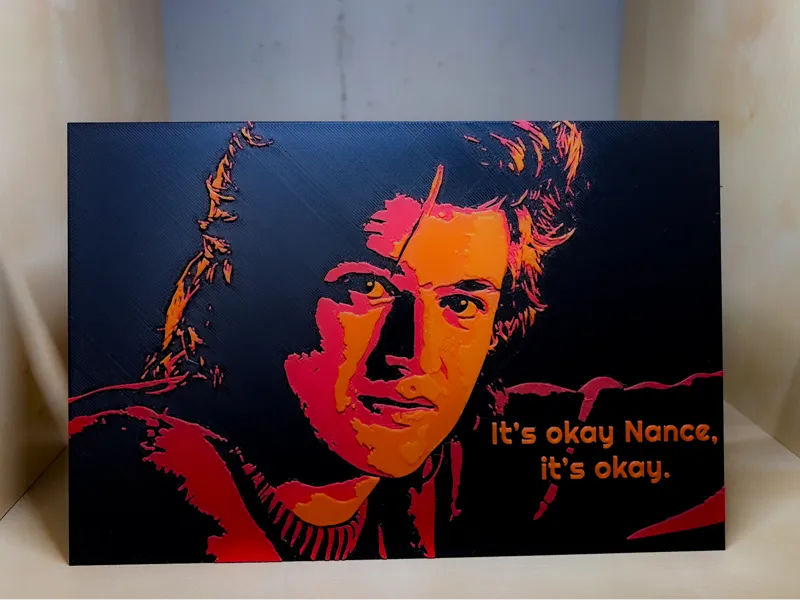 Stranger Things HueForge - It's okay Nance