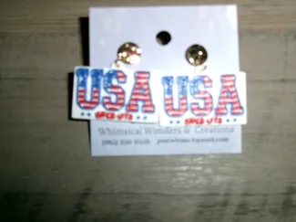 USA earrings