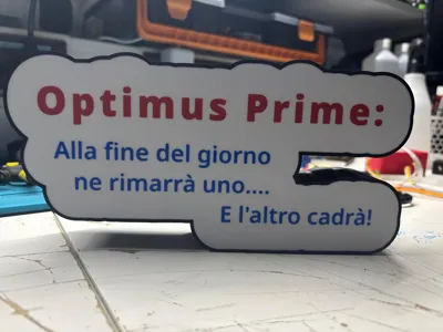 OPTIMUS PRIME lamp