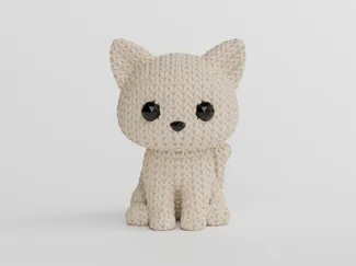 Knitted Cat