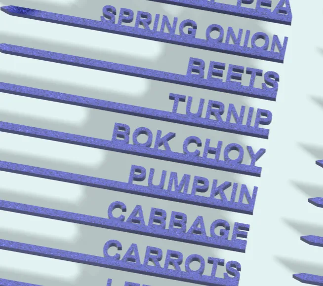 Garden Name Stakes