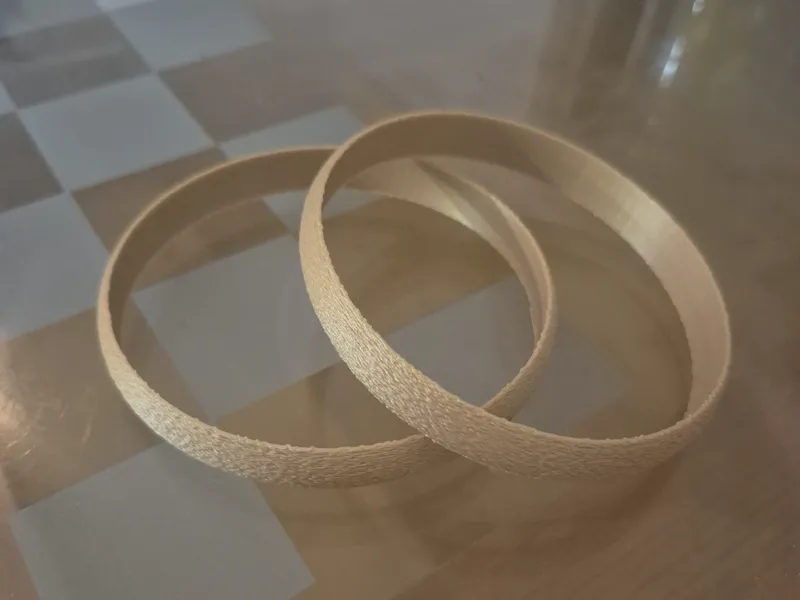 Wedding rings ( decoration or cake topper )