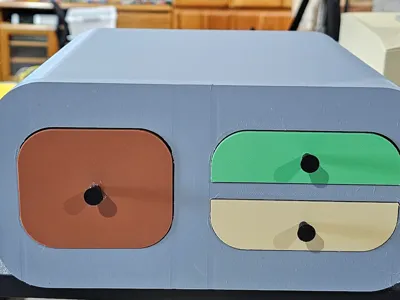 Computer Monitor Stand with Draws