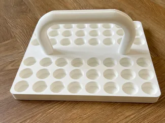 LDS Sacrament tray for separate bread pieces.