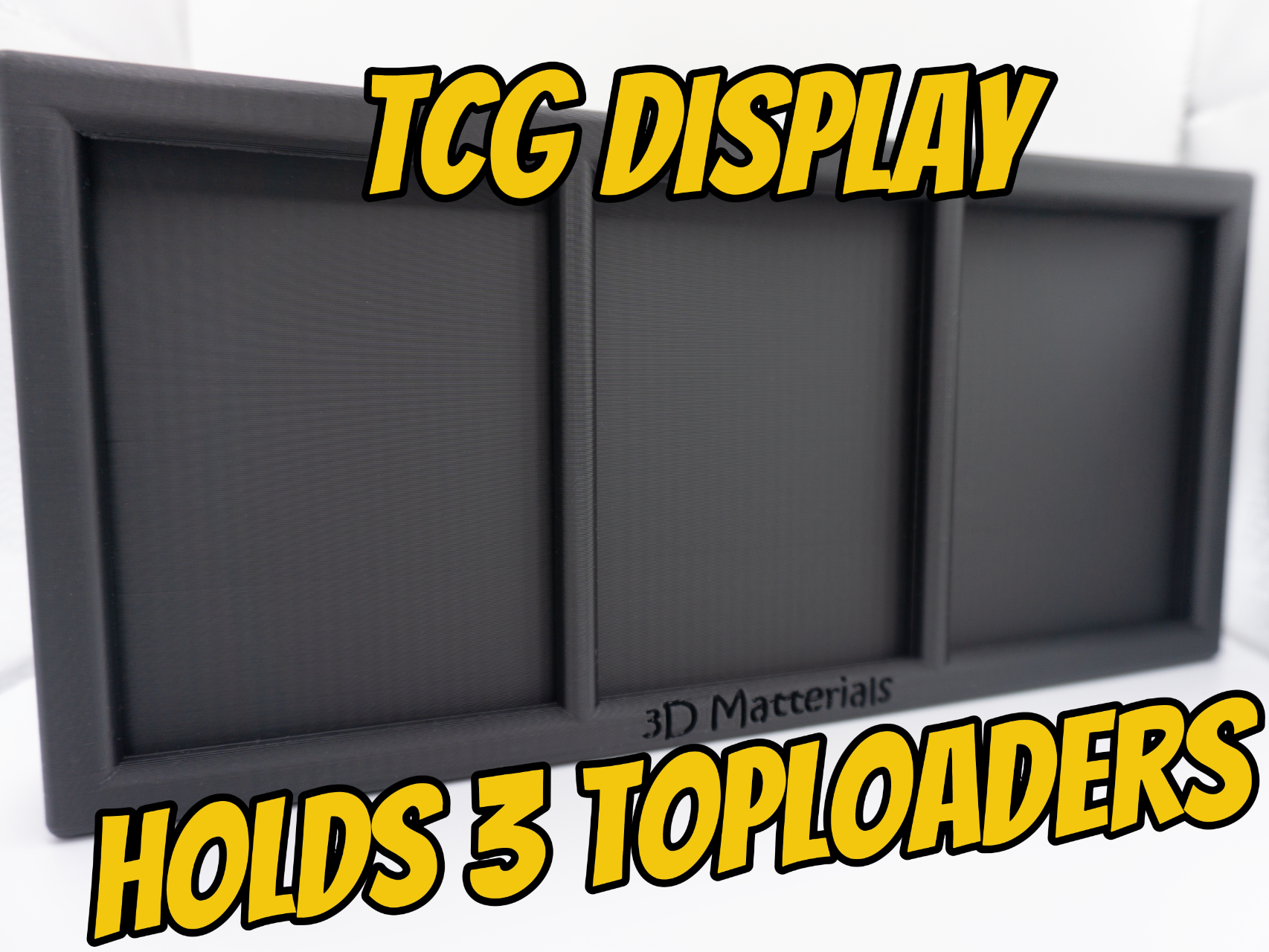 Customisable Triple Toploader TCG Stand
