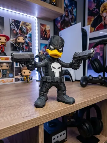 Accesorio para impresora 3D: PUNISHER DUCK – NO AMS - Il Papero che non perdona — vista de referencia 3