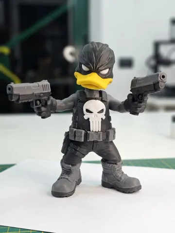 Accesorio para impresora 3D: PUNISHER DUCK – NO AMS - Il Papero che non perdona — vista de referencia 2