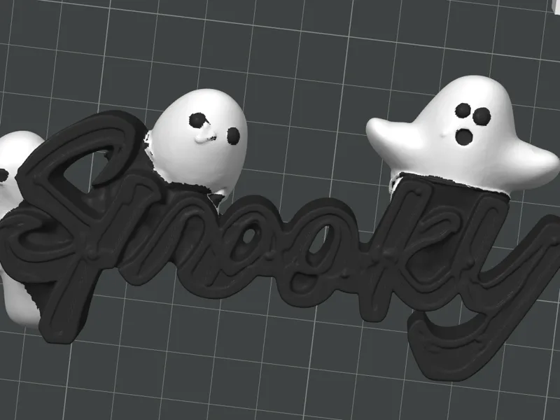 Spooky halloween sign