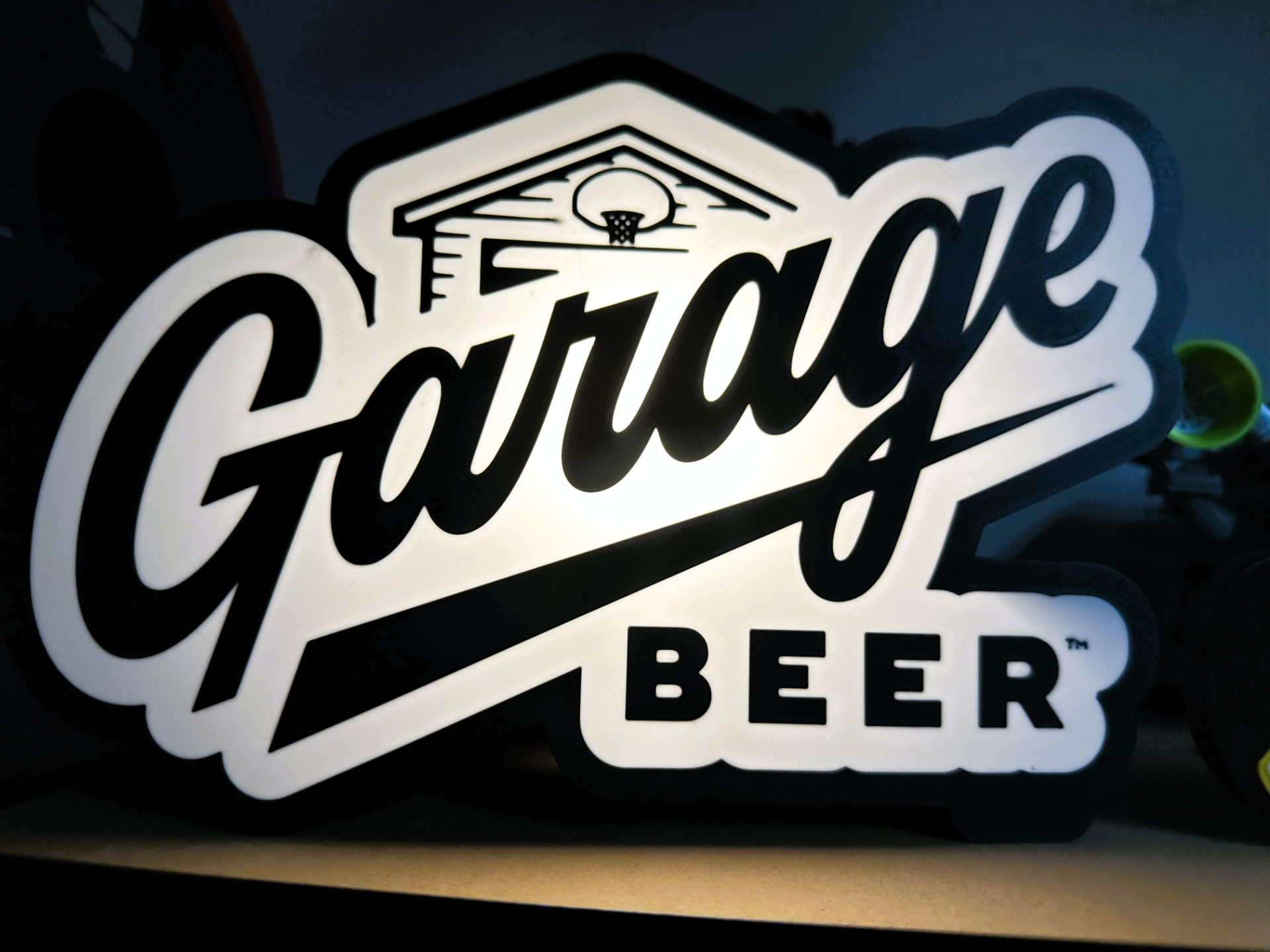 Garage Beer Fan Art Lightbox