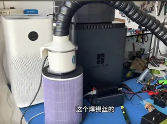 焊锡丝管道风机转换罩