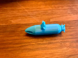 Submarine With Torpedo Holders