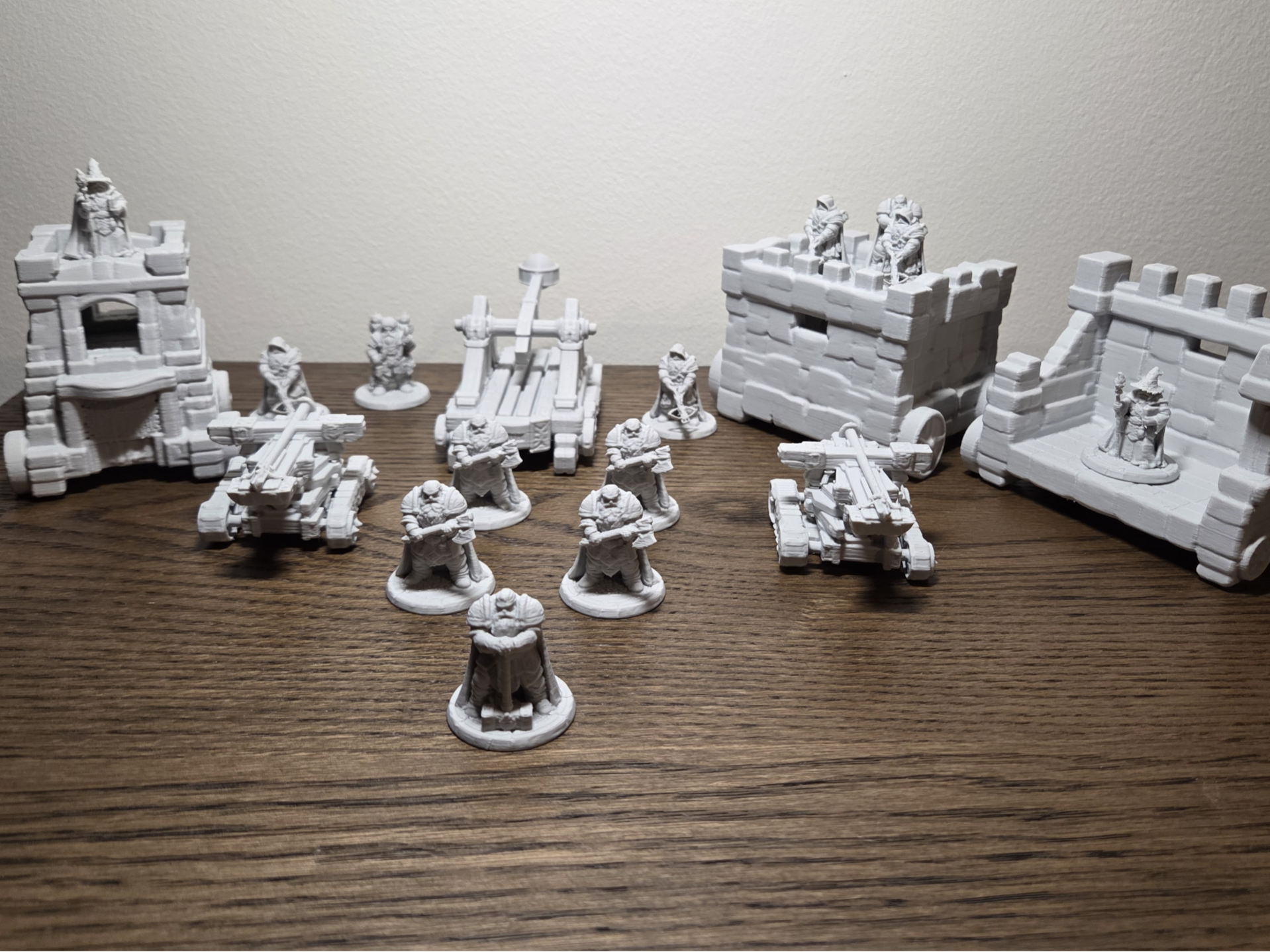 Dwarven Siege Pack – 5 War Machines DnD terrain