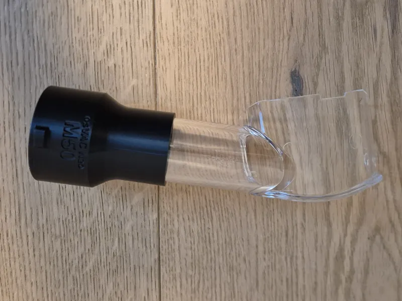 Absaugadapter Makita Kantenfräsmodul auf osVAC M50