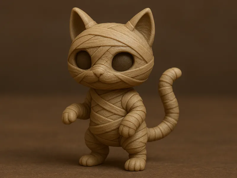 The mummy cat