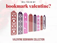 Collection de marque-pages Saint-Valentin — photo 1