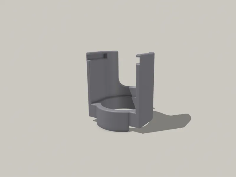 兰其亚DF64v手柄接粉支架 DF64v handle catch powder holder