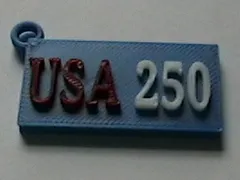 USA 250 Keychain