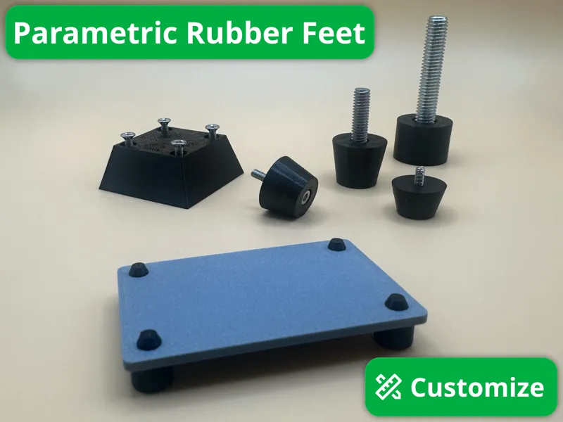 Parametric Rubber Feet Generator