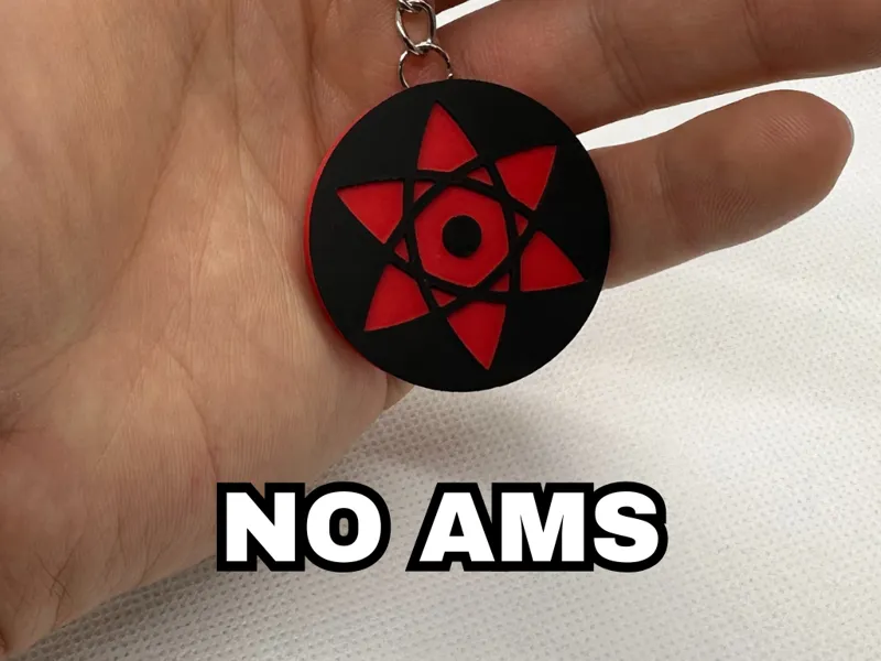 Sasuke Mangekyou Sharingan Keychain (No AMS)