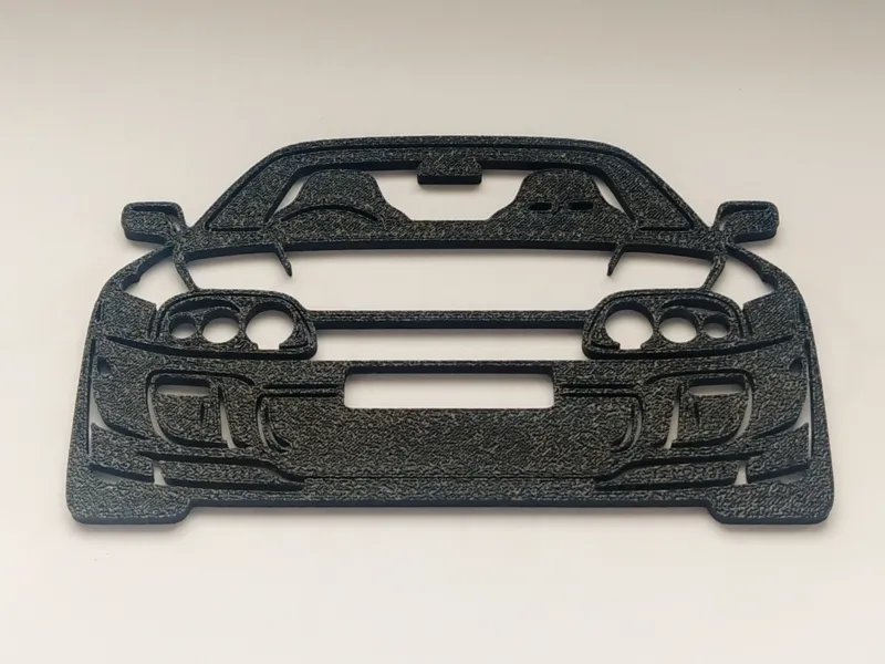 JDM Style Sports Car Front – Minimalist Wall Decor