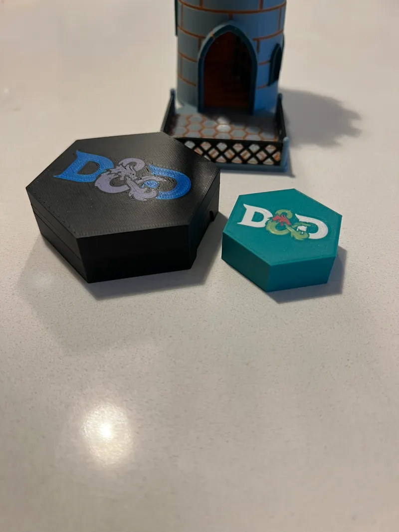 Mini Multi Color D&D Dice Case