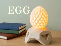 Egg and stand - 0.2mm layer, 2 walls, 10% infill