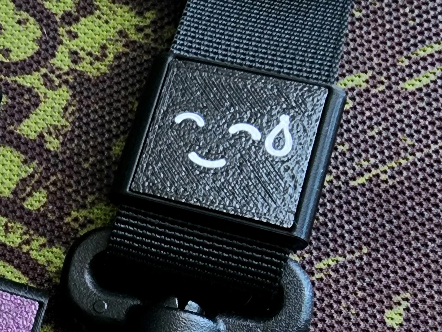 Miniatura 2 do modelo 3D 2.5厘米molle织带士气章