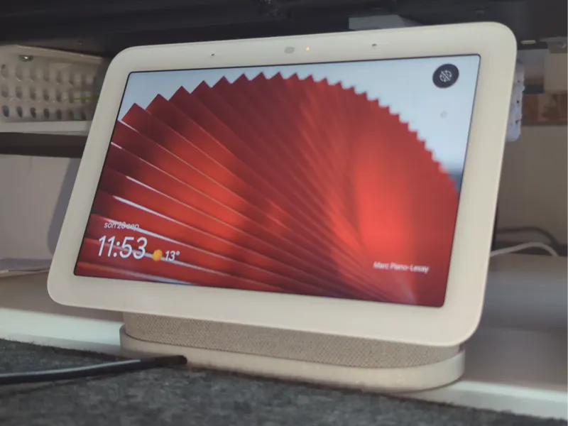 Google Nest Hub 2 Riser with Cable Pass Through