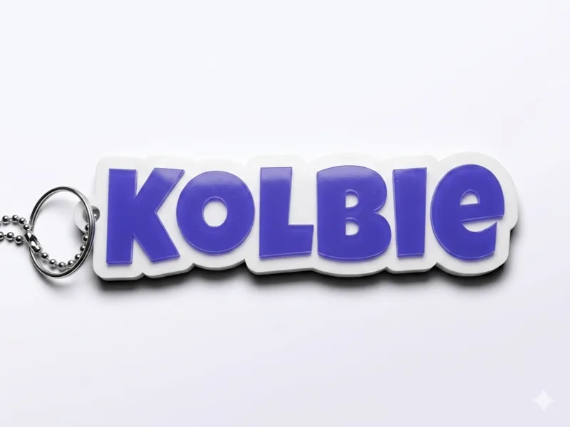 Custom Name Keychain