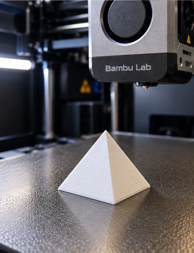 Test print pyramid - Free 3D Print Model - MakerWorld