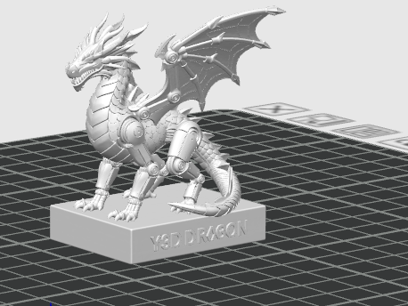 The Guardian: Mechanical Dragon Statue