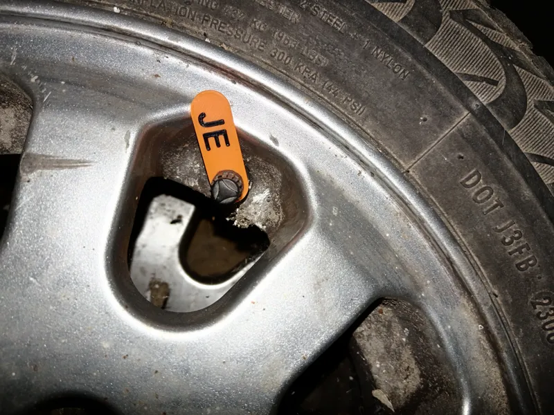 Wheel marker