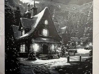 Hueforge Winterlandschaft Christmas Weihnachten