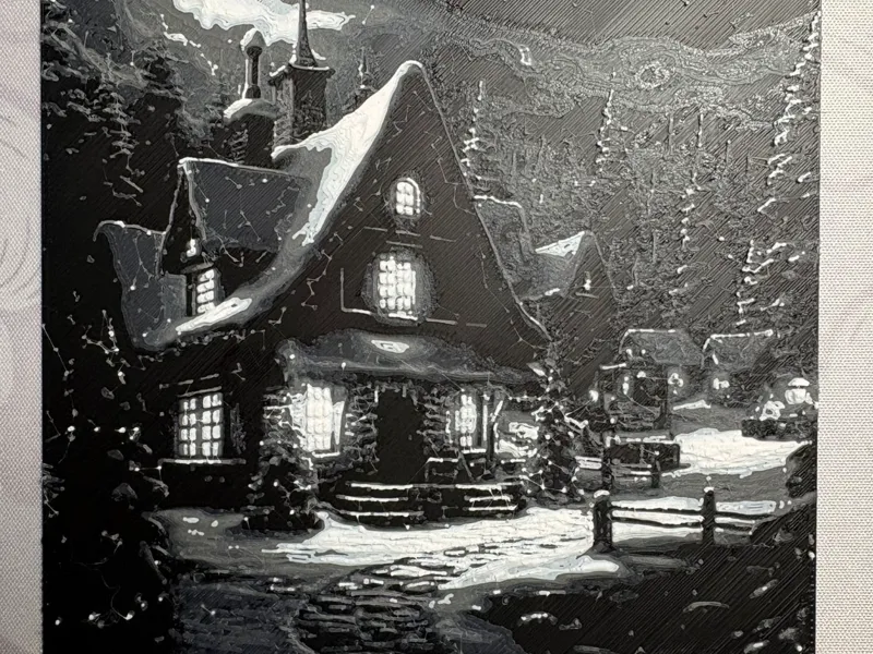 Hueforge Winterlandschaft Christmas Weihnachten