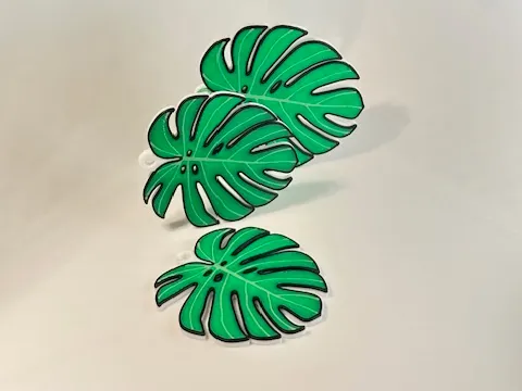 Keychain Monstera