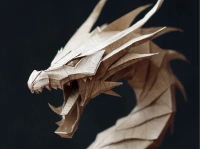 Dragon head penholder