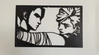 Caitlyn et Vi — déco murale Arcane — photo 2