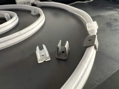 LED strip clip / holder