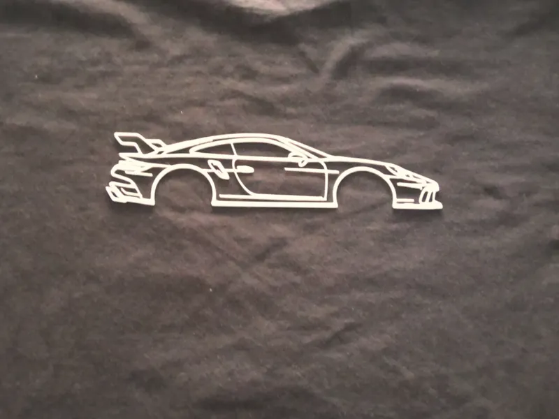 Estampado de camiseta de Porsche 911 Cup