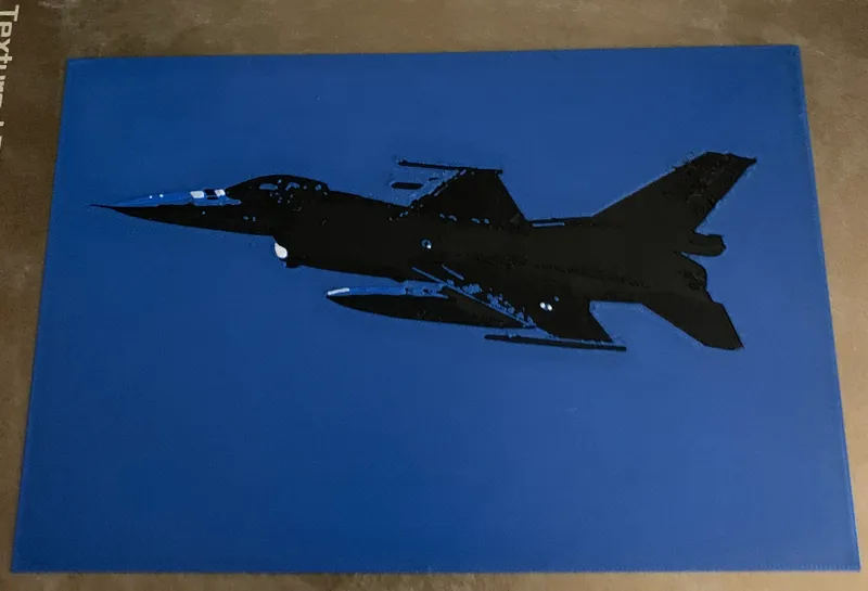 HueForge Fighter Jet