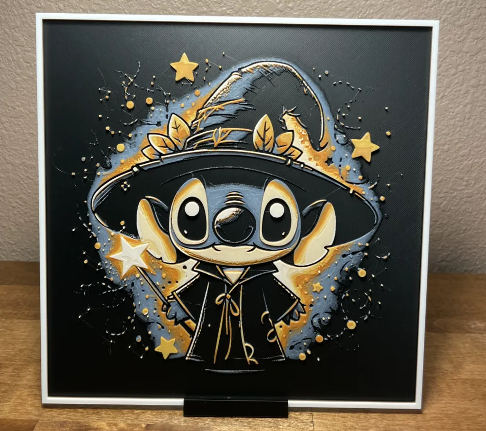 Hueforge - Stitch - Cute Wizard Costume