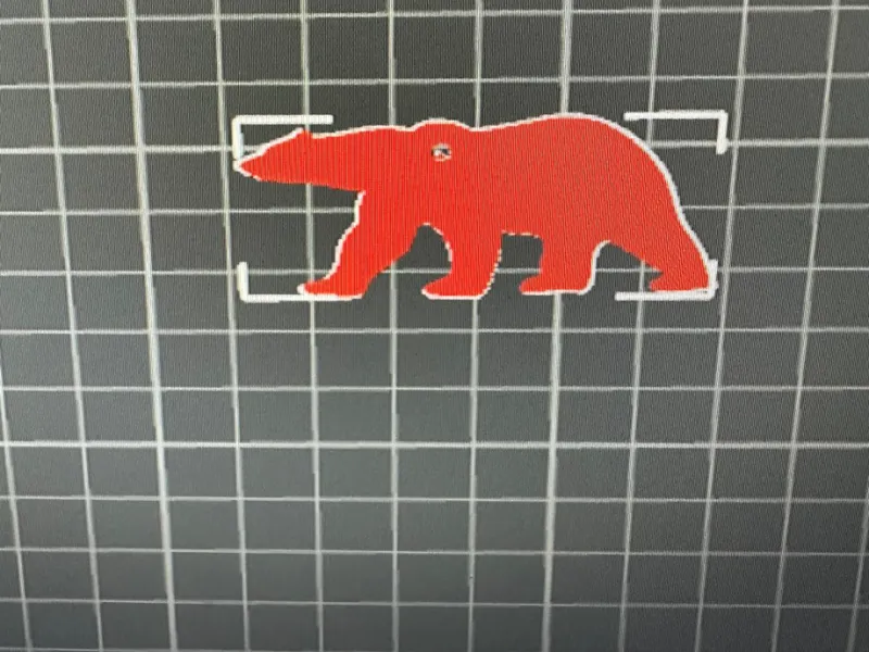 llavero oso polar