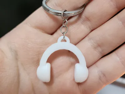 Headphone keychain