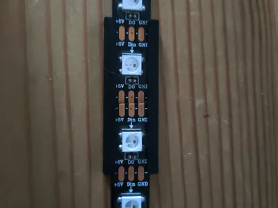 Soldering Frame for 1cm LED Strips