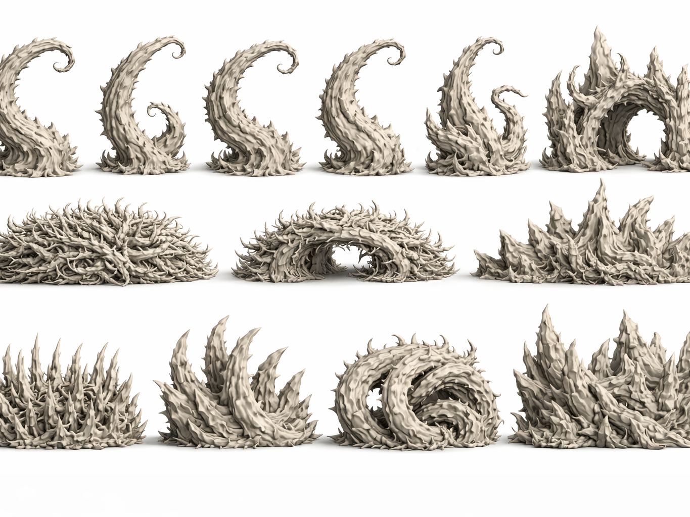 Thorned Barriers - DnD Terrain Pack