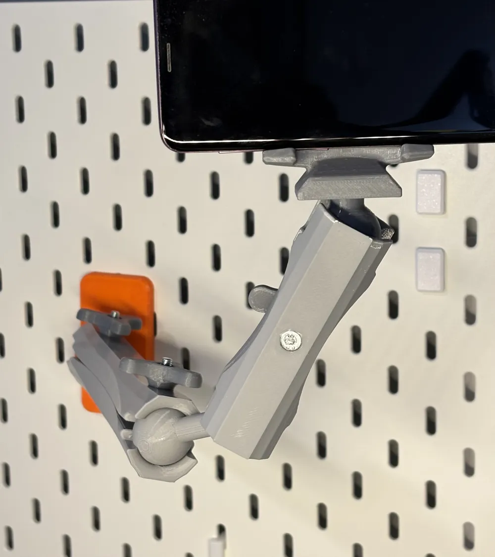 1 Inch Ball Mount for Skadis Wall - Modular - RAM - Free 3D Print Model ...
