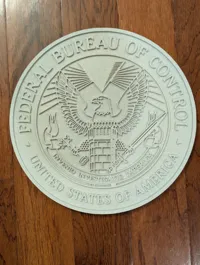 Médaillon mural Federal Bureau of Control — photo 4