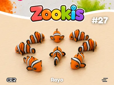 Zookis - Rayo (clownfish) #27