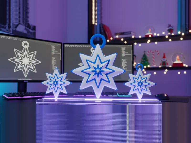A star for a Christmas tree