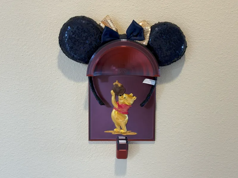 Winnie the Pooh ear wall display & backpack hanger